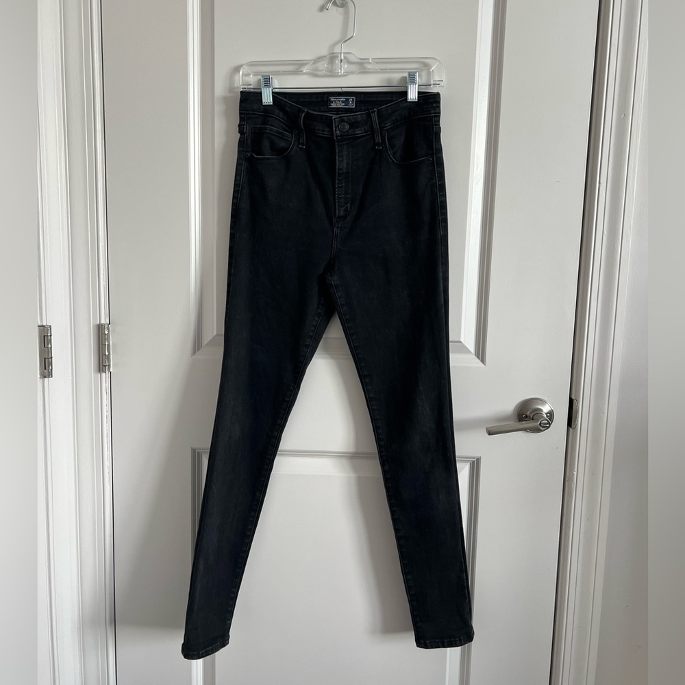 Abercrombie Skinny Black Jeans 6R